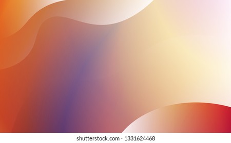 Trendy futuristic wavy backdrop. Vector illustration with geometric shapes layers. Futuristic wavy backdrop. Gradient.