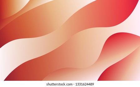 Trendy futuristic wavy backdrop. Vector illustration with geometric shapes layers. Futuristic wavy backdrop. Gradient.