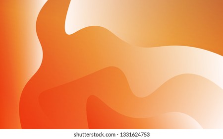 Trendy futuristic wavy backdrop. Vector illustration with geometric shapes layers. Futuristic wavy backdrop. Gradient.