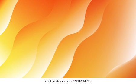 Trendy futuristic wavy backdrop. Vector illustration with geometric shapes layers. Futuristic wavy backdrop. Gradient.