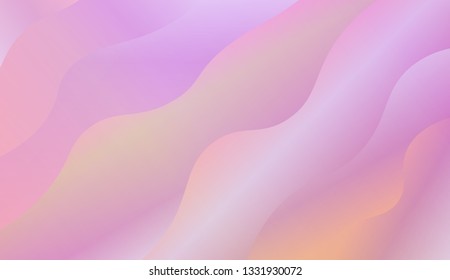 Trendy futuristic wavy backdrop. Vector illustration with geometric shapes layers. Futuristic wavy backdrop. Gradient.