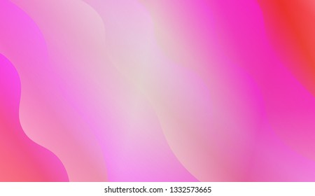 Trendy futuristic wavy backdrop. Vector illustration with geometric shapes layers. Futuristic wavy backdrop. Gradient.