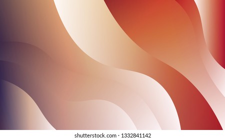 Trendy futuristic wavy backdrop. Vector illustration with geometric shapes layers. Futuristic wavy backdrop. Gradient.
