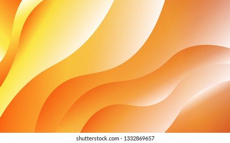 Trendy futuristic wavy backdrop. Vector illustration with geometric shapes layers. Futuristic wavy backdrop. Gradient.