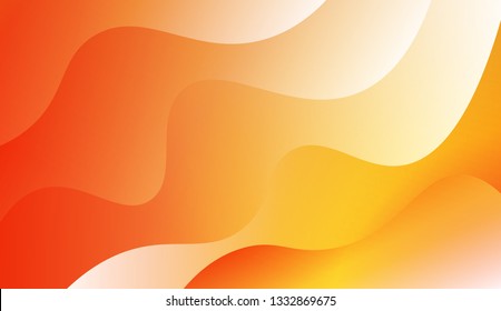 Trendy futuristic wavy backdrop. Vector illustration with geometric shapes layers. Futuristic wavy backdrop. Gradient.