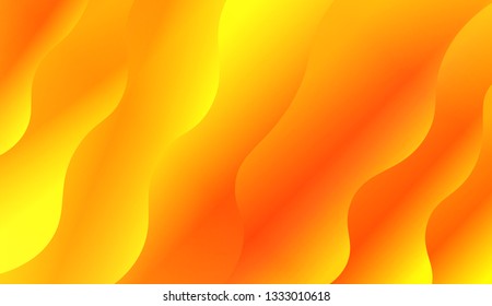 Trendy futuristic wavy backdrop. Vector illustration with geometric shapes layers. Futuristic wavy backdrop. Gradient.