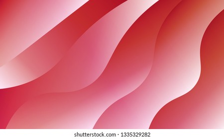 Trendy futuristic wavy backdrop. Vector illustration with geometric shapes layers. Futuristic wavy backdrop. Gradient.