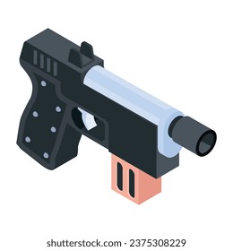 Icono de los componentes de juego de moda Isometric