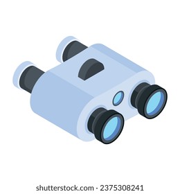 Trendy Gaming Components Isometric icon