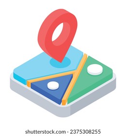 Icono de los componentes de juego de moda Isometric