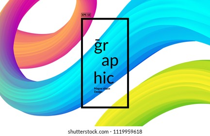 Trendy geometric background. 3d Fluid shape illustration. Eps10 vector. Trendy geometric background. 3d Fluid shape illustration. Eps10 vector.