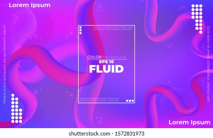 Trendy geometric background. 3d Fluid wave liquid shape. Applicable for gift card cover poster,  Poster on wall poster template,  landing page, ui, ux ,coverbook,  baner, social media posted, gift