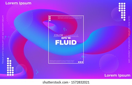 Trendy geometric background. 3d Fluid wave liquid shape. Applicable for gift card cover poster,  Poster on wall poster template,  landing page, ui, ux ,coverbook,  baner, social media posted, gift