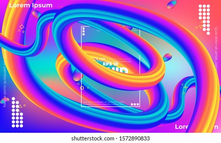 Trendy geometric background. 3d Fluid wave liquid shape.  Suitable For Wallpaper, Banner, Background, Card, Book Illustration, landing page, gift, cover, flyer, report, bussiness, social media