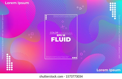 Trendy geometric background. 3d Fluid wave liquid shape. Suitable For Wallpaper, Banner, Background, Card, Book Illustration, landing page, gift, cover, flyer, report, bussiness, social media