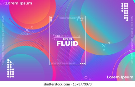 Trendy geometric background. 3d Fluid wave liquid shape. Suitable For Wallpaper, Banner, Background, Card, Book Illustration, landing page, gift, cover, flyer, report, bussiness, social media