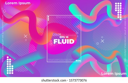 Trendy geometric background. 3d Fluid wave liquid shape. Suitable For Wallpaper, Banner, Background, Card, Book Illustration, landing page, gift, cover, flyer, report, bussiness, social media