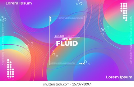 Trendy geometric background. 3d Fluid wave liquid shape. Suitable For Wallpaper, Banner, Background, Card, Book Illustration, landing page, gift, cover, flyer, report, bussiness, social media