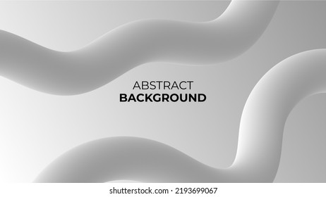 Trendy geometric background. 3d Fluid shape illustration