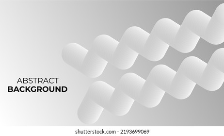 Trendy geometric background. 3d Fluid shape illustration