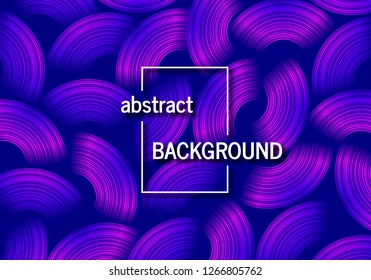 Trendy geometric background with abstract circles shapes. Futuristic dynamic pattern design. Vector illustration