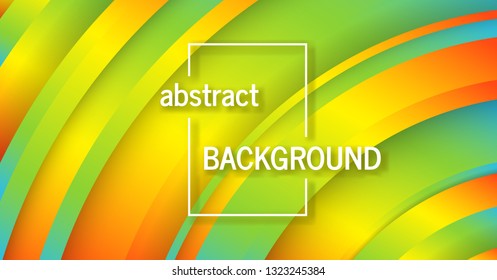 Trendy geometric background with abstract circles shapes. Futuristic dynamic pattern design. Vector illustration