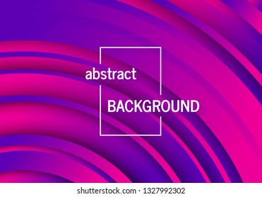 Trendy geometric background with abstract circles shapes. Futuristic dynamic pattern design. Vector illustration