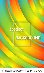 Trendy geometric background with abstract circles shapes. Futuristic dynamic pattern design. Vector illustration