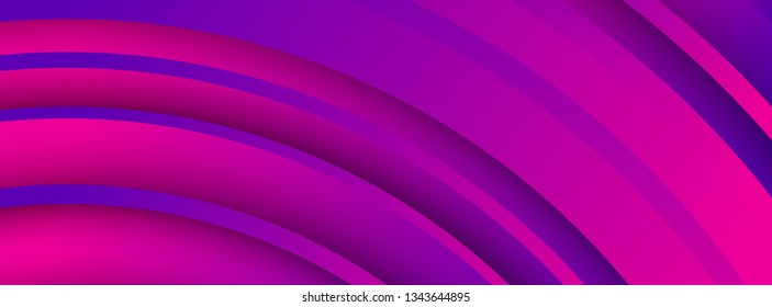 Trendy geometric background with abstract circles shapes. Futuristic dynamic pattern design. Vector illustration