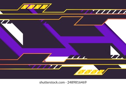 A trendy geometric background with abstract cuts.