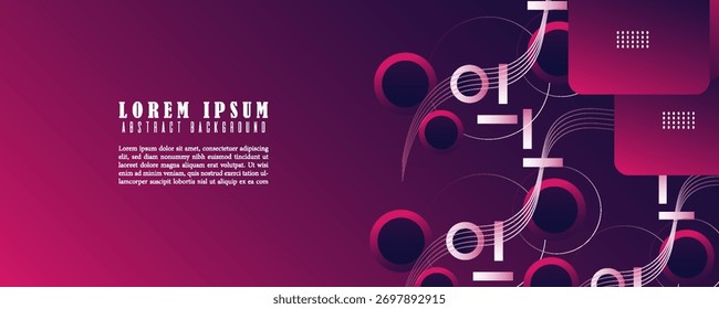 Trendy geometrischen Hintergrund. Abstrakter Farbverlauf mit Formen. Einfaches Design, Poster, Präsentation