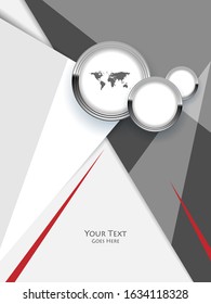 trendy geometric background with copy space. Elements for your website, posters, magazines, anual reports. Eps10