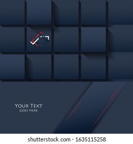 trendy geometric background with copy space. Elements for your website, posters, magazines, anual reports. Eps10