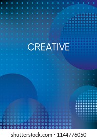 Trendy geometric background. Dynamic shapes composition. Eps10 vector. Vector illustration for a cover, website or corporate style documentation.
