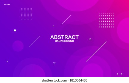 Trendy geometric background. Dynamic shapes composition. Eps10 vector