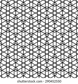Trendy geometric background with hexagons