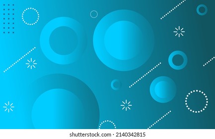 fondo geométrico de moda con color de gradiente azul hielo. adecuado para diseños de página de aterrizaje, carteles, banners