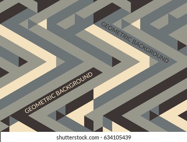 Trendy geometric background, triangle pattern field. Vector illustration.