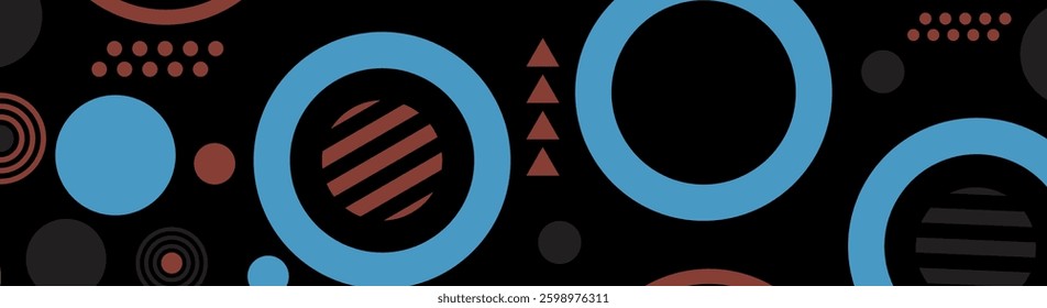 Trendy geometric circle background design. for banner element design	