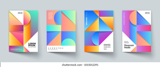 Trendy geometric cover templates. Minimal desisgn. Eps10 vector.
Trendy geometric cover templates. Minimal desisgn. Eps10 vector.