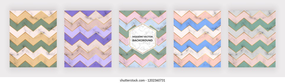 Trendy geometric covers design with triangle on the marble texture. Modern background for flyer, placard, party, social media, invitation, birthday, wedding, card, banner, poster
