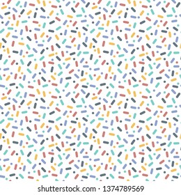 Trendy Geometric Design Seamless Pattern - Fun geometric repeating pattern design