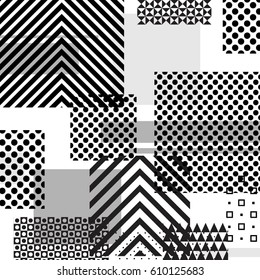 Trendy geometric elements. Background for web technologies, Internet, business. Modern abstract design poster, cover, card design.