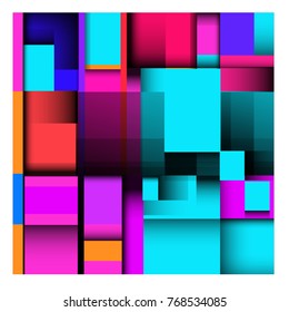 Trendy geometric elements memphis colorful and glowing design. Retro 90’s style texture, pattern and elements. Modern abstract background design and cover template.