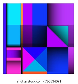 Trendy geometric elements memphis colorful and glowing design. Retro 90’s style texture, pattern and elements. Modern abstract background design and cover template.