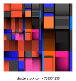 Trendy geometric elements memphis colorful and glowing design. Retro 90’s style texture, pattern and elements. Modern abstract background design and cover template.