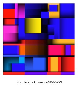 Trendy geometric elements memphis colorful and glowing design. Retro 90’s style texture, pattern and elements. Modern abstract background design and cover template.