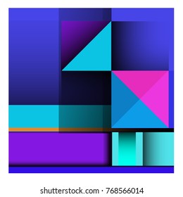 Trendy geometric elements memphis colorful and glowing design. Retro 90’s style texture, pattern and elements. Modern abstract background design and cover template.