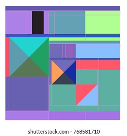 Trendy geometric elements memphis colorful and glowing design. Retro 90’s style texture, pattern and elements. Modern abstract background design and cover template.