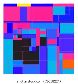 Trendy geometric elements memphis colorful and glowing design. Retro 90’s style texture, pattern and elements. Modern abstract background design and cover template.